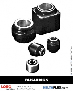 RubberPartsCatalog.com DeltaFlex LORD Corporation Rubber Bushings Rubber-Parts-Catalog-Delta-Flex-LORD-Bushings