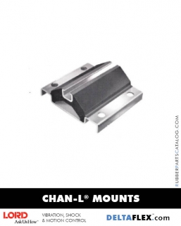 RubberPartsCatalog.com DeltaFlex LORD Corporation Machinery Mounts Chan-L Channel Rubber-Parts-Catalog-Delta-Flex-LORD-Machinery-Mounts-Chan-L-channel