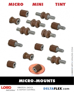 Delta Flex LORD-Micro-Mounts Rubber-Parts-Catalog-Delta-Flex-LORD-Micro-Mounts