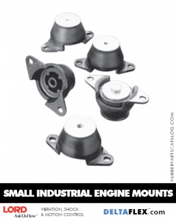 LORD - Small Engine Mounts (Industrial) Rubber Parts Catalog Delta Flex Rubber-Parts-Catalog-Delta-Flex-LORD-Small Industrial-Engine-Mounts