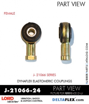 RubberPartsCatalog.com - LORD Corporation Rod Ends J-21066-24 RUBBER-PARTS-CATALOG-DELTAFLEX-Vibration-Isolator-LORD-ROD-ENDS-J-21066-24