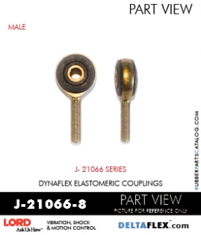 RubberPartsCatalog.com - LORD Corporation Rod Ends J-21066-8 RUBBER-PARTS-CATALOG-DELTAFLEX-Vibration-Isolator-LORD-ROD-ENDS-J-21066-8