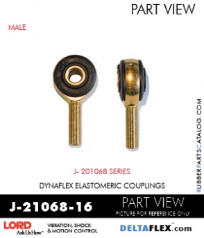 RubberPartsCatalog.com - LORD Corporation Rod Ends J-21068-16 RUBBER-PARTS-CATALOG-DELTAFLEX-Vibration-Isolator-LORD-ROD-ENDS-J-21068-16