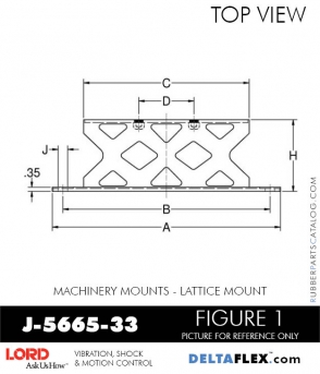 RUBBER-PARTS-CATALOG-DELTA-FLEX-LORD-CORPORATION-VIBRATION-ISOLATER-Machinery-Mounts-LATTICE-MOUNT-RUBBER-PARTS-CATALOG-DELTA-FLEX-LORD-CORPORATION-VIBRATION-ISOLATER-Machinery-Mounts-LATTICE-MOUNT-J-5665-33