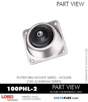 RUBBER-PARTS-CATALOG-DELTAFLEX-Vibration-Isolator-LORD-PLATEFORM-MOUNT-SERIES-HOLDER-100PHL-2