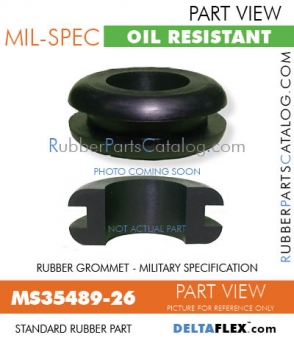 MS35489-26 Rubber Grommet | DeltaFlex MS35489-26 Rubber Grommet | DeltaFlex