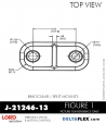 RubberPartsCatalog.com - LORD Corporation Binocular / Split Mount - J-21246-13 RUBBER-PARTS-CATALOG-DELTAFLEX-Vibration-Isolator-LORD-Binocular-split-Mount-J-21246-13