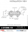 RubberPartsCatalog.com - LORD Corporation Binocular / Split Mount - J-21246-13 RUBBER-PARTS-CATALOG-DELTAFLEX-Vibration-Isolator-LORD-Binocular-split-Mount-J-21246-13