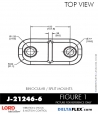 RUBBER-PARTS-CATALOG-DELTAFLEX-Vibration-Isolator-LORD-Binocular-split-Mount-J-21246-6