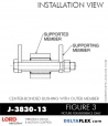 Rubber-Parts-Catalog-Delta-Flex-LORD-Bushings-Center-Bonded-Bushings-RubberPartsCatalog.com - LORD Corporation Center-Boned Bushing J-3830-13