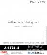 RubberPartsCatalog.com - LORD Corporation Center-Boned Bushing J-4705-2 Rubber-Parts-Catalog-Delta-Flex-LORD-Bushings-Center-Bonded-Bushings-J-4705-2