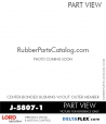 RubberPartsCatalog.com - LORD Corporation Center-Boned Bushing J-5807-1 Rubber-Parts-Catalog-Delta-Flex-LORD-Bushings-Center-Bonded-Bushings-J-5807-1