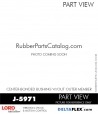 RubberPartsCatalog.com - LORD Corporation Center-Boned Bushing J-5971 Rubber-Parts-Catalog-Delta-Flex-LORD-Bushings-Center-Bonded-Bushings-J-5971