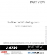 RubberPartsCatalog.com - LORD Corporation Center-Boned Bushing J-6729 Rubber-Parts-Catalog-Delta-Flex-LORD-Bushings-Center-Bonded-Bushings-J-6729