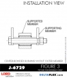 RubberPartsCatalog.com - LORD Corporation Center-Boned Bushing J-6729 Rubber-Parts-Catalog-Delta-Flex-LORD-Bushings-Center-Bonded-Bushings-J-6729