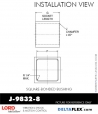 RubberPartsCatalog.com - LORD Corporation Square-Bonded Bushing J-9832-8 Rubber-Parts-Catalog-Delta-Flex-LORD-Bushings-Square-Bonded-Bushings-J-9832-8