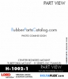 RubberPartsCatalog.com - LORD Corporation Center Bonded Mount H-1002-1 Rubber-Parts-Catalog-Delta-Flex-LORD-Corporation-Vibration-Control-Center-Bonded-Mounts-H-1002-1
