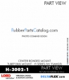 RubberPartsCatalog.com - LORD Corporation Center Bonded Mount H-3002-1 Rubber-Parts-Catalog-Delta-Flex-LORD-Corporation-Vibration-Control-Center-Bonded-Mounts-H-3002-1