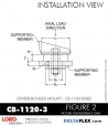 Rubber-Parts-Catalog-Delta-Flex-LORD-Corporation-Vibration-Control-Center-Bonded-Mounts-CB-1120-3