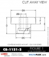 Rubber-Parts-Catalog-Delta-Flex-LORD-Corporation-Vibration-Control-Center-Bonded-Mounts-CB-1121-2