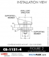 Rubber-Parts-Catalog-Delta-Flex-LORD-Corporation-Vibration-Control-Center-Bonded-Mounts-CB-1121-4
