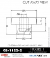 Rubber-Parts-Catalog-Delta-Flex-LORD-Corporation-Vibration-Control-Center-Bonded-Mounts-CB-1122-2