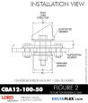 Rubber-Parts-Catalog-Delta-Flex-LORD-Corporation-Vibration-Control-Center-Bonded-Mounts-CBA-12-100-50