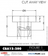 Rubber-Parts-Catalog-Delta-Flex-LORD-Corporation-Vibration-Control-Center-Bonded-Mounts-CBA12-200