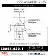 Rubber-Parts-Catalog-Delta-Flex-LORD-Corporation-Vibration-Control-Center-Bonded-Mounts-CBA24-650-1