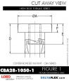 Rubber-Parts-Catalog-Delta-Flex-LORD-Corporation-Vibration-Control-Center-Bonded-Mounts-CBA28-1050-1