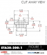 Rubber-Parts-Catalog-Delta-Flex-LORD-Corporation-Vibration-Control-Center-Bonded-Mounts-STA30-200-1