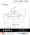 RubberPartsCatalog.com - LORD Corporation Machinery Mount J-2171-1 RUBBER-PARTS-CATALOG-DELTA-FLEX-LORD-CORPORATION-VIBRATION-ISOLATER-Machinery-Mounts-LATTICE-MOUNT-RUBBER-PARTS-CATALOG-DELTA-FLEX-LORD-CORPORATION-VIBRATION-ISOLATER-Machinery-Mounts-Chan-L-MOUNT-J-2171-1