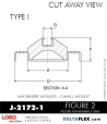 RubberPartsCatalog.com - LORD Corporation Machinery Mount J-2172-1 RUBBER-PARTS-CATALOG-DELTA-FLEX-LORD-CORPORATION-VIBRATION-ISOLATER-Machinery-Mounts-LATTICE-MOUNT-RUBBER-PARTS-CATALOG-DELTA-FLEX-LORD-CORPORATION-VIBRATION-ISOLATER-Machinery-Mounts-Chan-L-MOUNT-J-2172-1