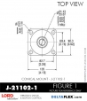 RubberPartsCatalog.com - LORD Corporation Conical Mount J-211002-1 Rubber-Parts-Catalog-Delta-Flex-LORD-Corporation-Conical-Mount-J-211002-1