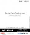 RubberPartsCatalog.com - LORD Corporation Conical Mount J-21159-4 Rubber-Parts-Catalog-Delta-Flex-LORD-Corporation-Conical-Mount-J-21159-4