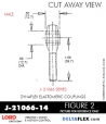RubberPartsCatalog.com - LORD Corporation Rod Ends J-21066-14 RUBBER-PARTS-CATALOG-DELTAFLEX-Vibration-Isolator-LORD-ROD-ENDS-J-21066-14