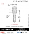 RubberPartsCatalog.com - LORD Corporation Rod Ends J-21068-14 RUBBER-PARTS-CATALOG-DELTAFLEX-Vibration-Isolator-LORD-ROD-ENDS-J-21068-14