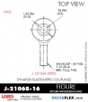 RubberPartsCatalog.com - LORD Corporation Rod Ends J-21068-16 RUBBER-PARTS-CATALOG-DELTAFLEX-Vibration-Isolator-LORD-ROD-ENDS-J-21068-16