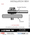 RubberPartsCatalog.com - LORD Corporation Rod Ends J-21068-16 RUBBER-PARTS-CATALOG-DELTAFLEX-Vibration-Isolator-LORD-ROD-ENDS-J-21068-16