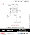 RubberPartsCatalog.com - LORD Corporation Rod Ends J-21068-8 RUBBER-PARTS-CATALOG-DELTAFLEX-Vibration-Isolator-LORD-ROD-ENDS-J-21068-8