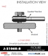 RubberPartsCatalog.com - LORD Corporation Rod Ends J-21068-8 RUBBER-PARTS-CATALOG-DELTAFLEX-Vibration-Isolator-LORD-ROD-ENDS-J-21068-8
