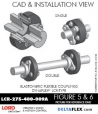 RubberPartsCatalog.com DeltaFlex-LORD Corporation DYNAFLEX Coupling LCR-Type LCR-275-400-009A Rubber-Parts-Catalog-Delta-Flex-LORD-DYNAFLEX-Coupling-LCR-Type-LCR-275-400-009A