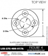 RubberPartsCatalog.com DeltaFlex-LORD Corporation DYNAFLEX Coupling LCR-Type LCR-275-400-017A Rubber-Parts-Catalog-Delta-Flex-LORD-DYNAFLEX-Coupling-LCR-Type-LCR-275-400-017A