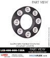 RubberPartsCatalog.com DeltaFlex-LORD Corporation DYNAFLEX Coupling LCR-Type LCR-400-800-135A Rubber-Parts-Catalog-Delta-Flex-LORD-DYNAFLEX-Coupling-LCR-Type-LCR-400-800-135A