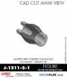 RubberPartsCatalog.com - LORD Corporation BinDynaflex Shear-Type Coupling - J-1211-2-1 RUBBER-PARTS-CATALOG-DELTAFLEX-Vibration-Isolator-LORD-Dynaflex-Shear-Type-Couplings -Coupling-J-1211-2-1
