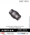 RubberPartsCatalog.com - LORD Corporation BinDynaflex Shear-Type Coupling - J-1211-2-6 RUBBER-PARTS-CATALOG-DELTAFLEX-Vibration-Isolator-LORD-Dynaflex-Shear-Type-Couplings -Coupling-J-1211-2-6