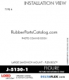 RubberPartsCatalog.com - LORD Corporation Flex-Bolt Sandwich Mounts - J-5130-1 Rubber-Parts-Catalog-Delta-Flex-LORD-Flex-Bolt-Large-Sandwich-Mounts-J-5130-1