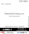 RubberPartsCatalog.com - LORD Corporation Flex-Bolt Sandwich Mounts - J-5682-1 Rubber-Parts-Catalog-Delta-Flex-LORD-Flex-Bolt-Large-Sandwich-Mounts-J-5682-1
