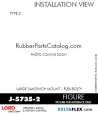 RubberPartsCatalog.com - LORD Corporation Flex-Bolt Sandwich Mounts - J-5735-2J-5735-2 Rubber-Parts-Catalog-Delta-Flex-LORD-Flex-Bolt-Large-Sandwich-Mounts-J-5735-2