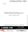 RubberPartsCatalog.com - LORD Corporation Flex-Bolt Sandwich Mounts - J-3424-143 Rubber-Parts-Catalog-Delta-Flex-LORD-Flex-Bolt-Medium-Sandwich-Mounts-Femal-Female-J-3424-143